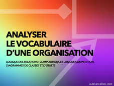 Analyser le vocabulaire d'une organisation – Logique des relations : Compositions et liens de composition